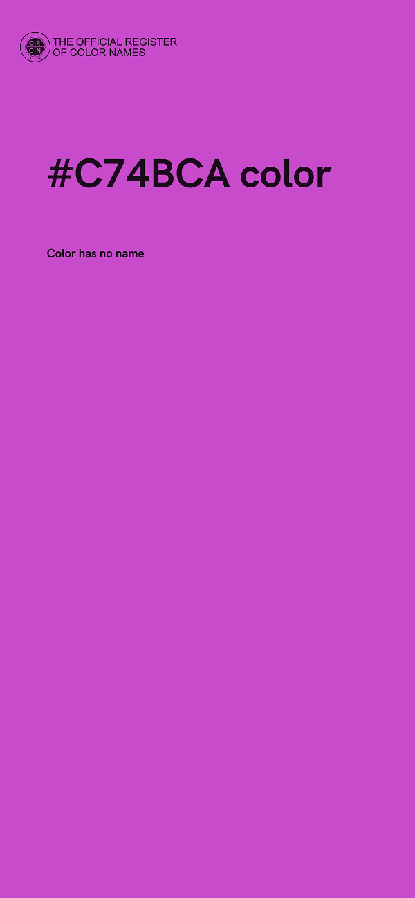 #C74BCA color image