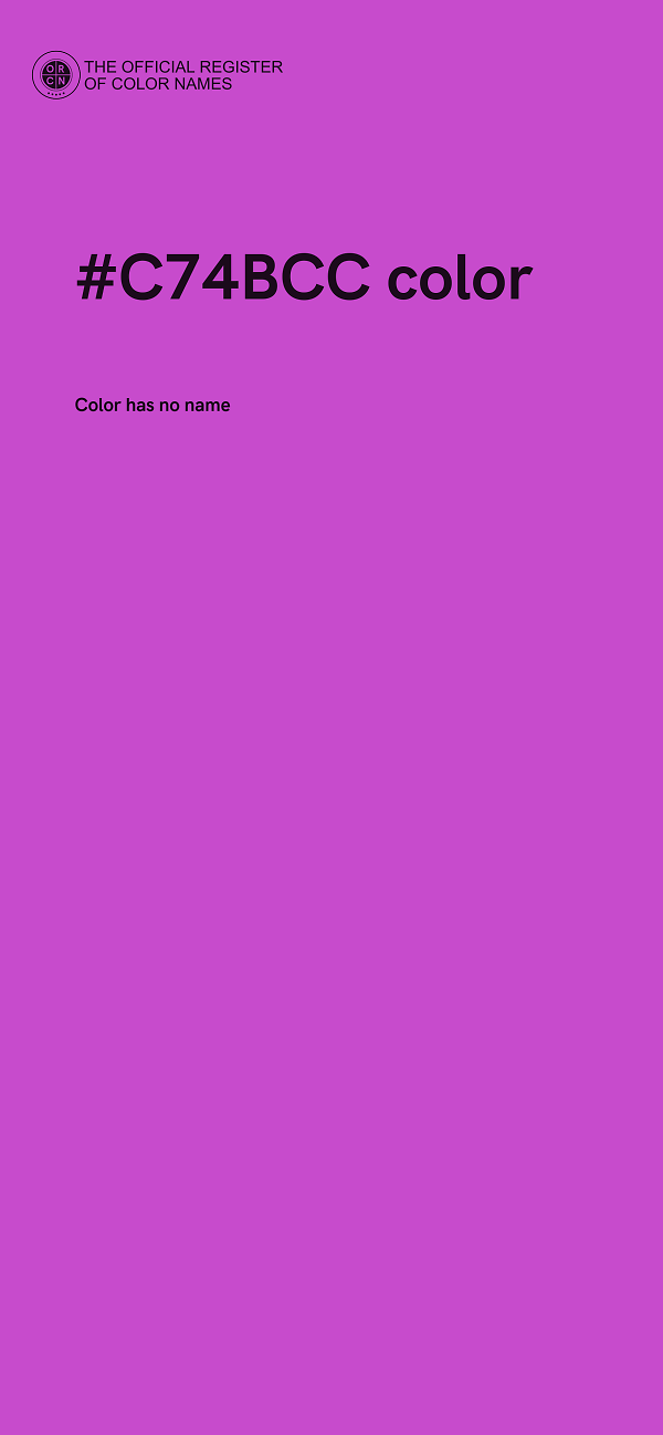 #C74BCC color image