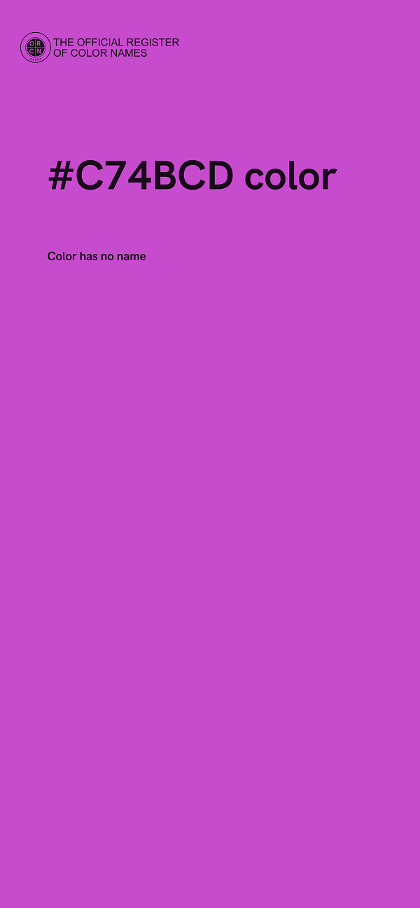 #C74BCD color image