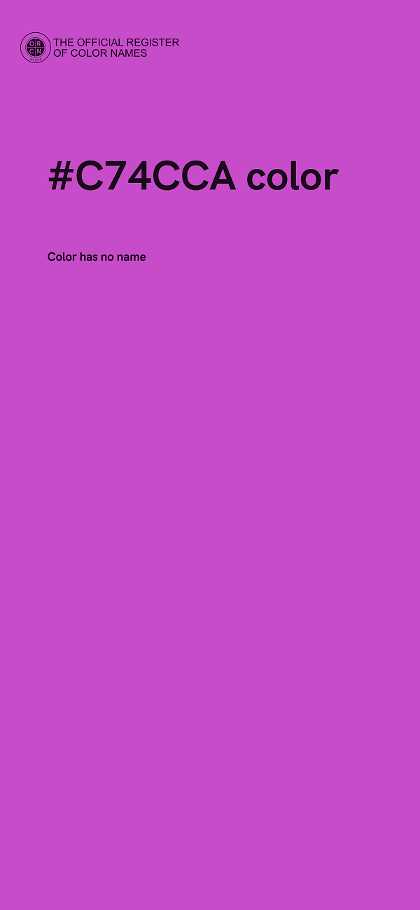 #C74CCA color image