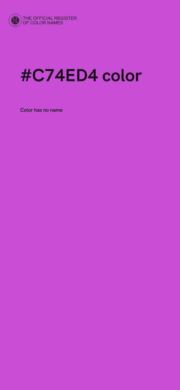 #C74ED4 color image