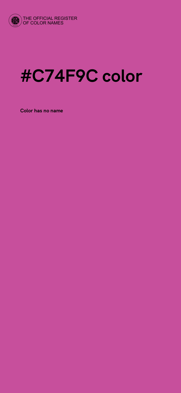 #C74F9C color image