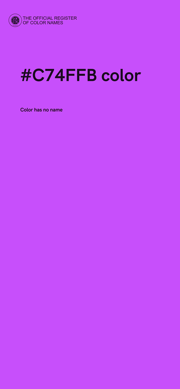 #C74FFB color image