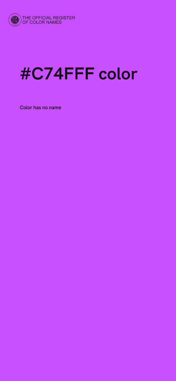 #C74FFF color image