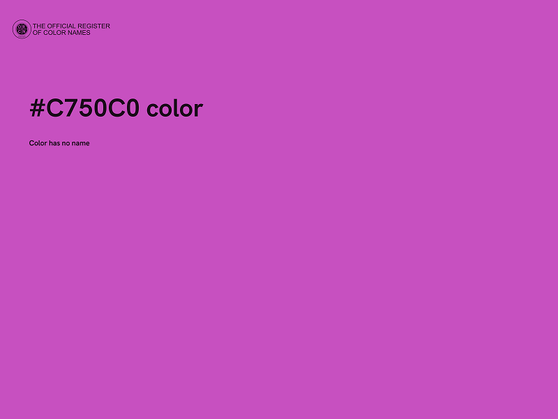 #C750C0 color image