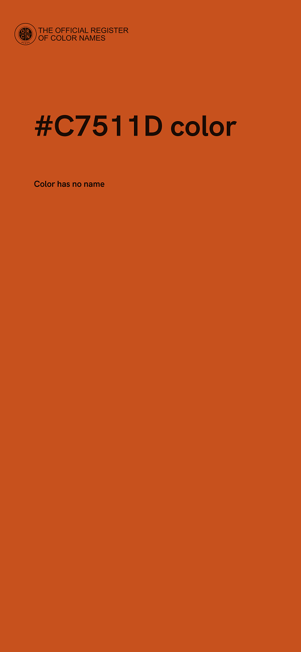 #C7511D color image