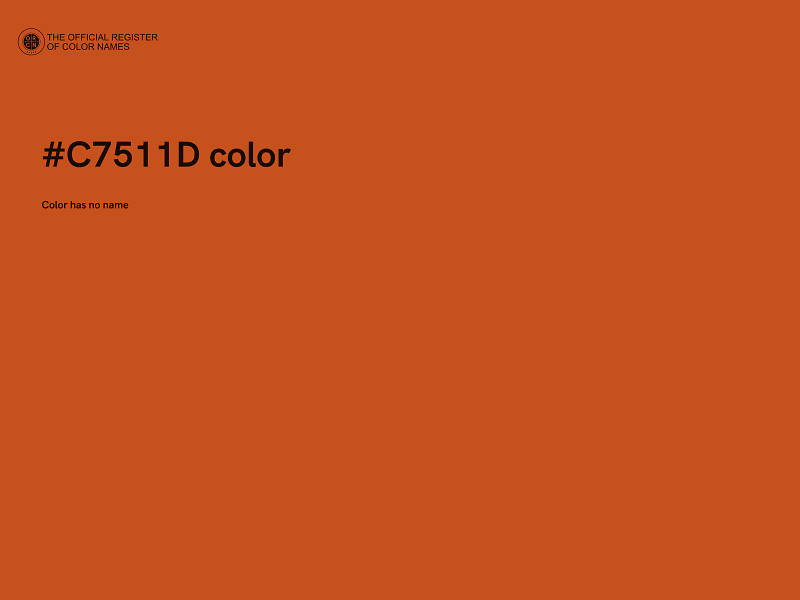 #C7511D color image