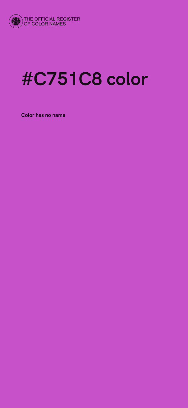 #C751C8 color image