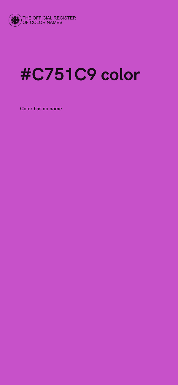 #C751C9 color image