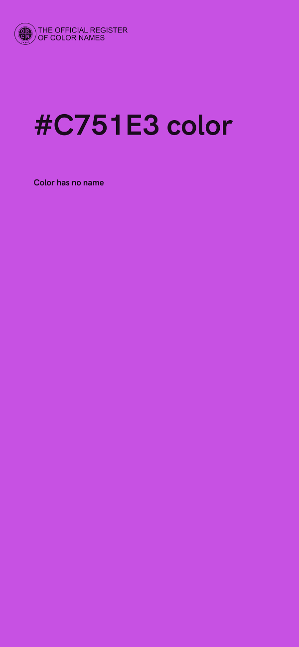 #C751E3 color image
