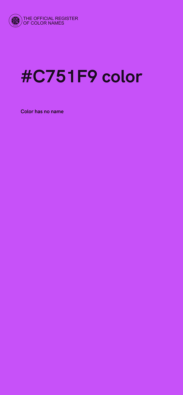 #C751F9 color image