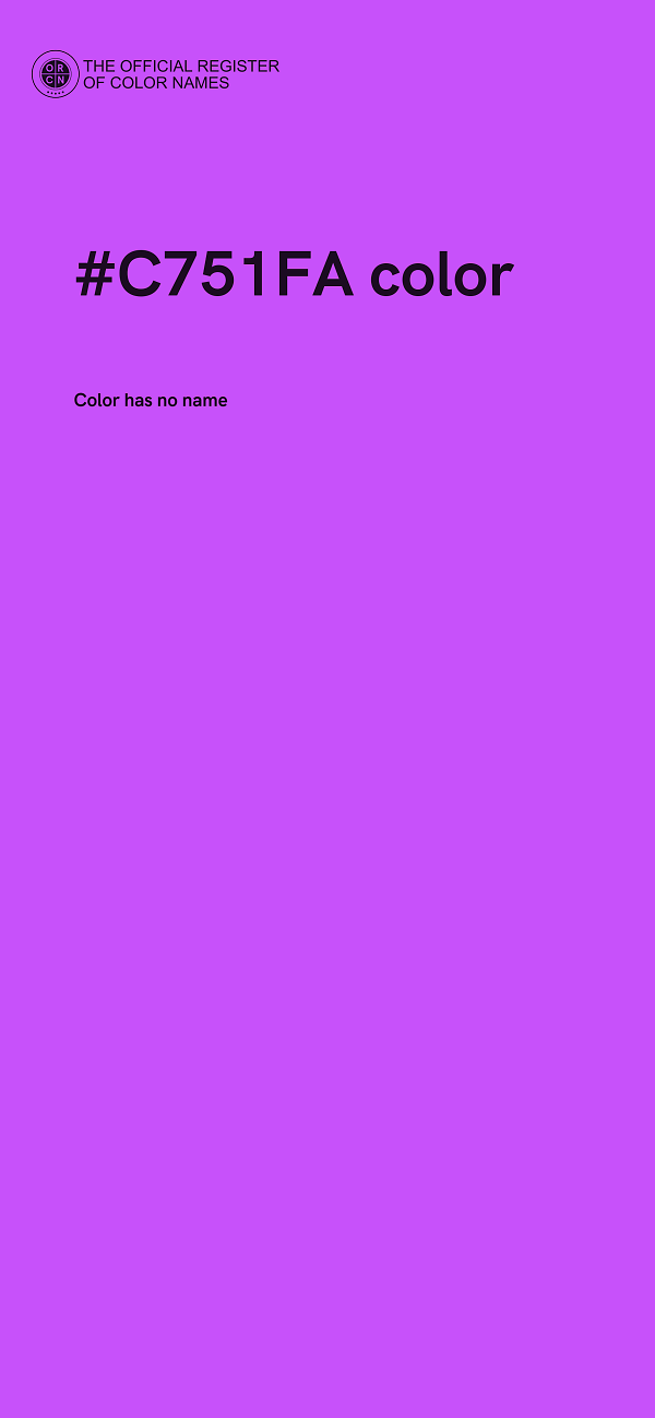 #C751FA color image