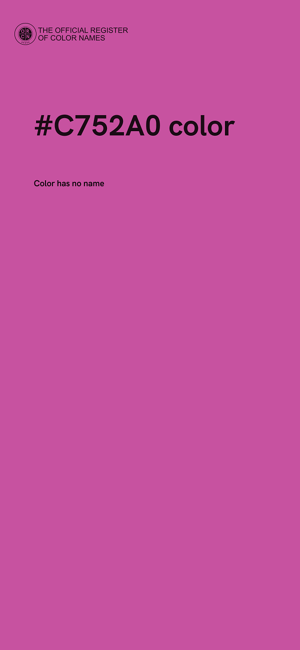 #C752A0 color image