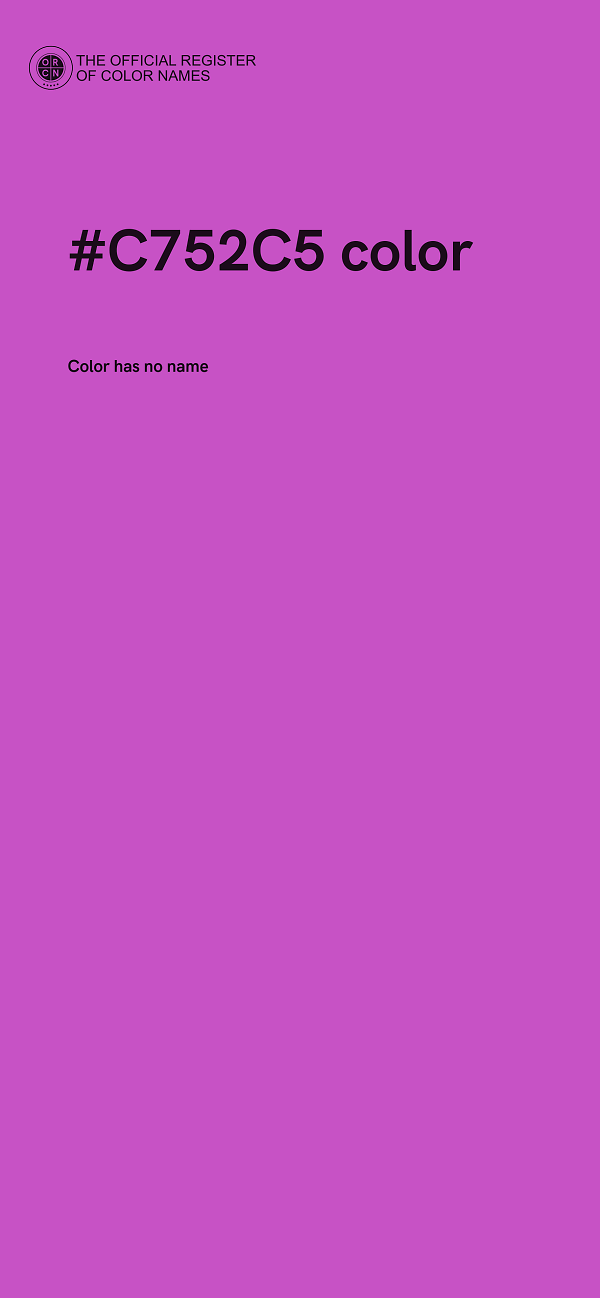 #C752C5 color image