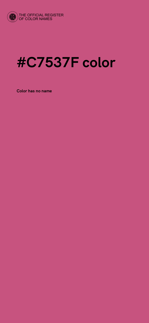 #C7537F color image