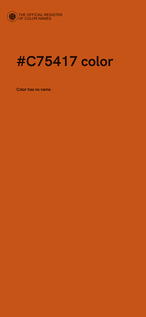 #C75417 color image