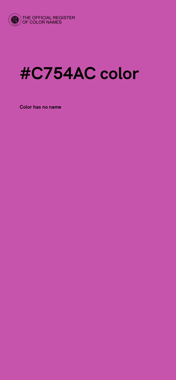 #C754AC color image