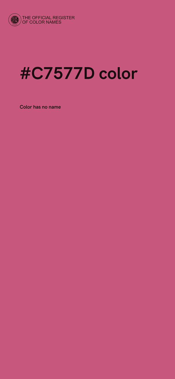 #C7577D color image