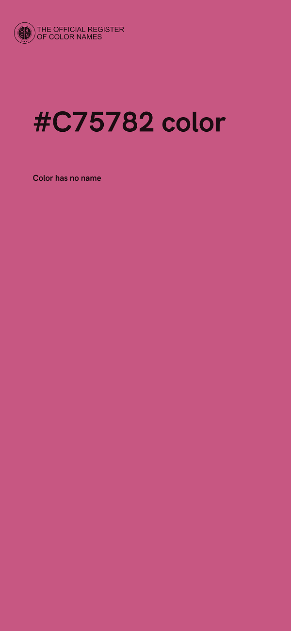 #C75782 color image