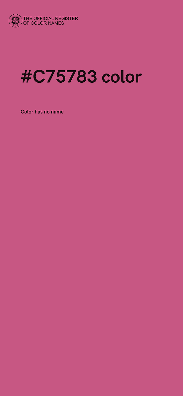 #C75783 color image