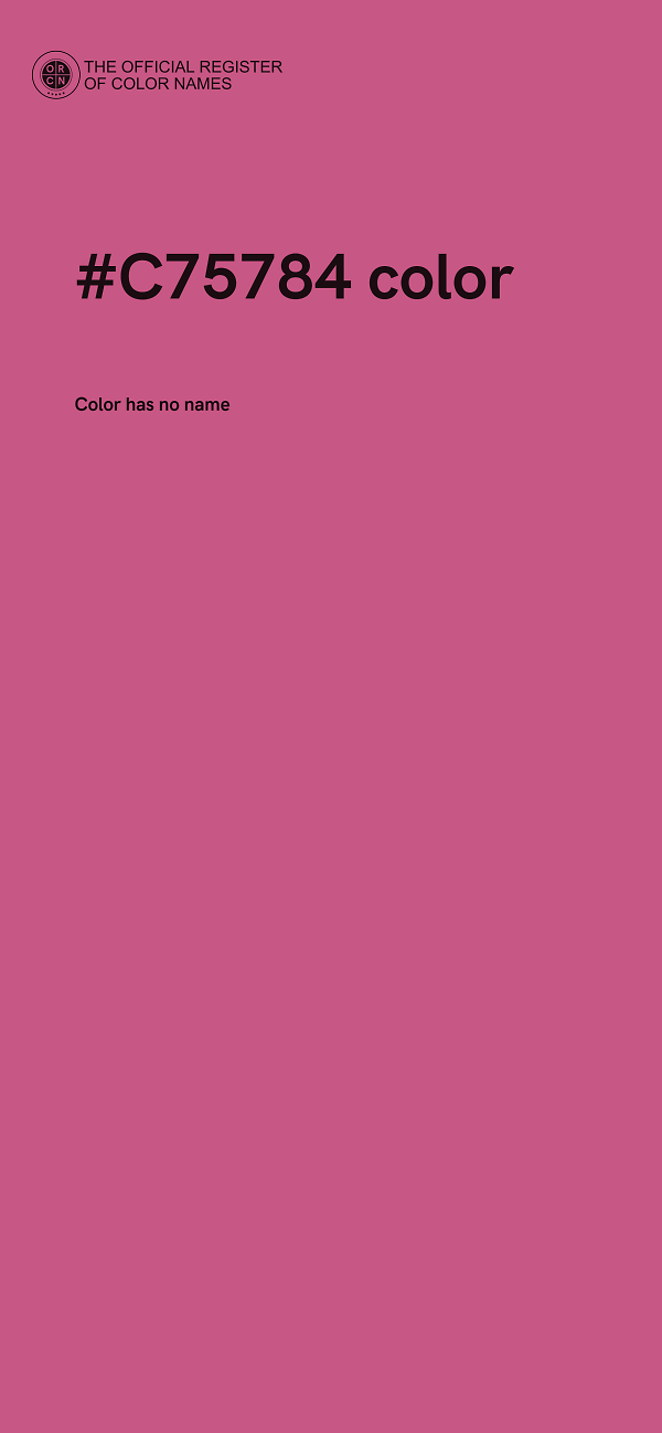 #C75784 color image