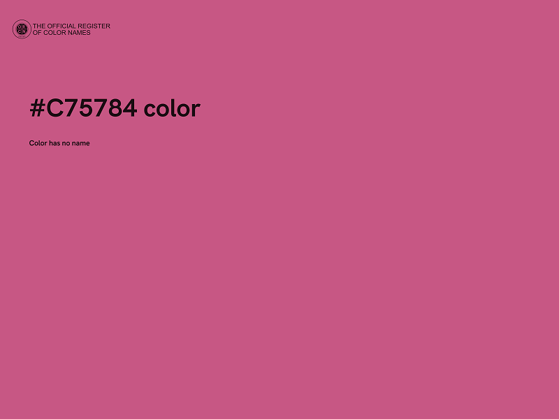 #C75784 color image
