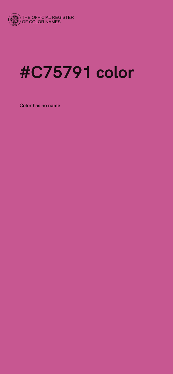 #C75791 color image