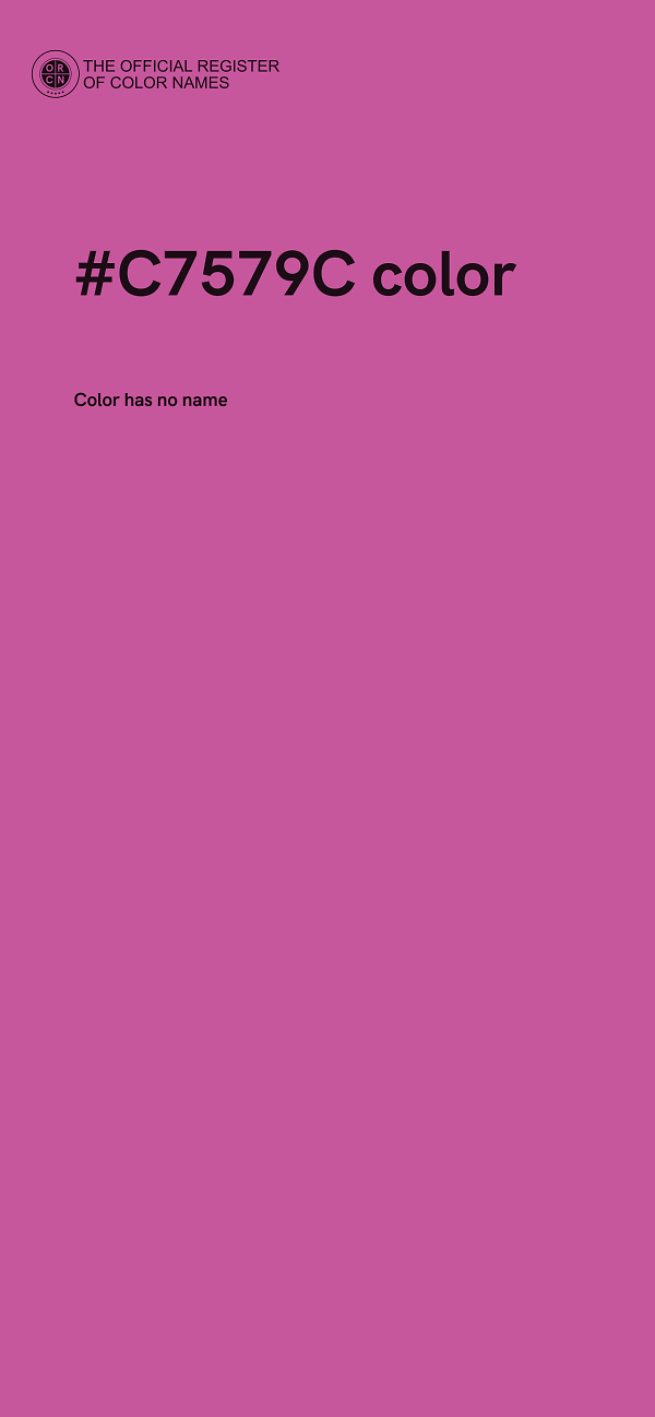 #C7579C color image