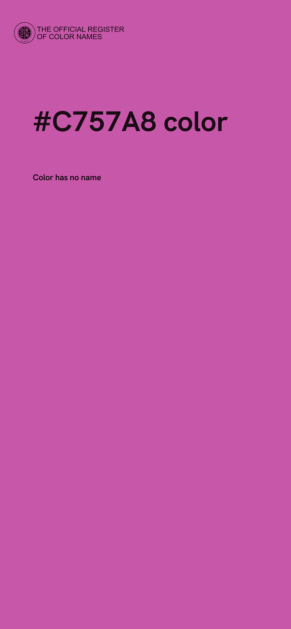 #C757A8 color image