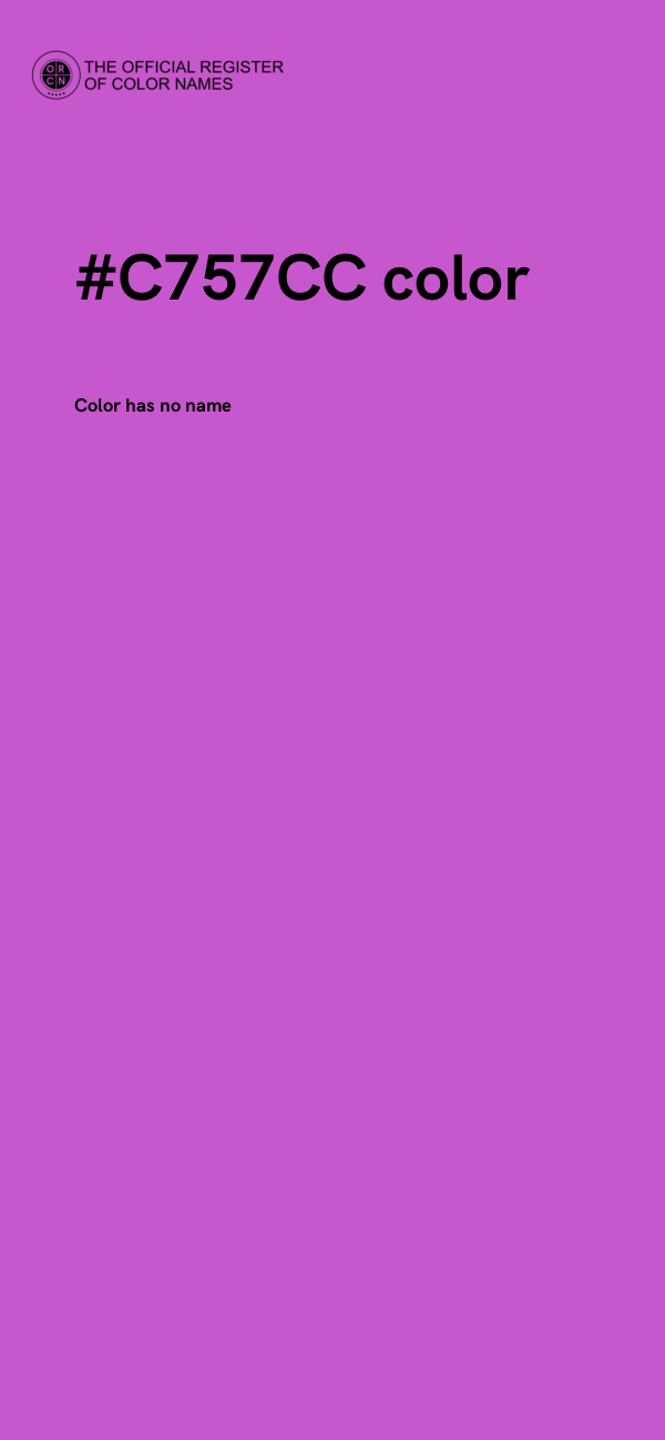 #C757CC color image