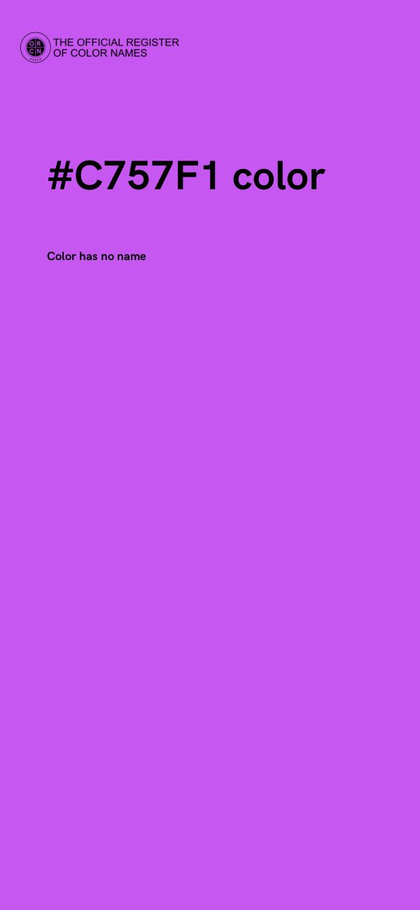 #C757F1 color image