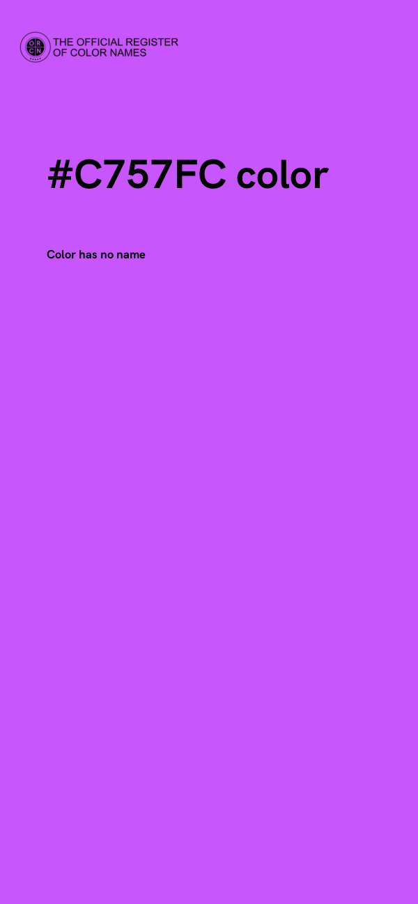 #C757FC color image