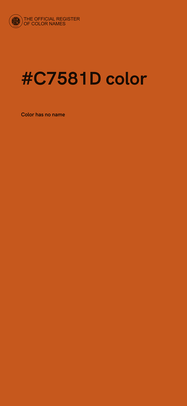 #C7581D color image