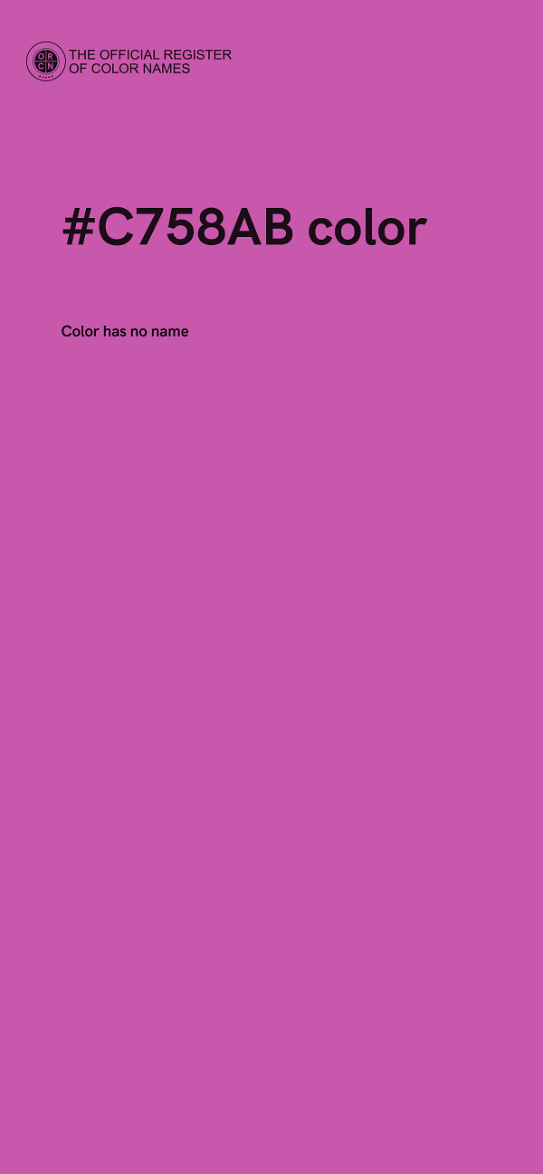 #C758AB color image