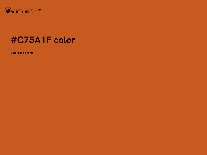 #C75A1F color image