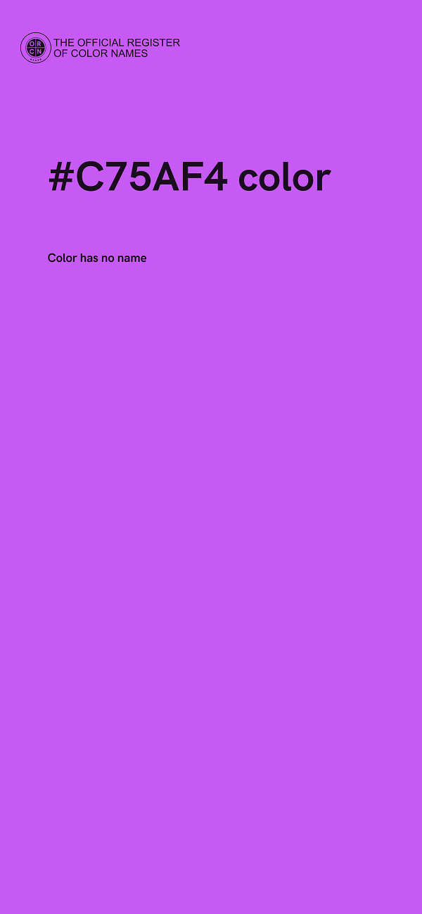 #C75AF4 color image