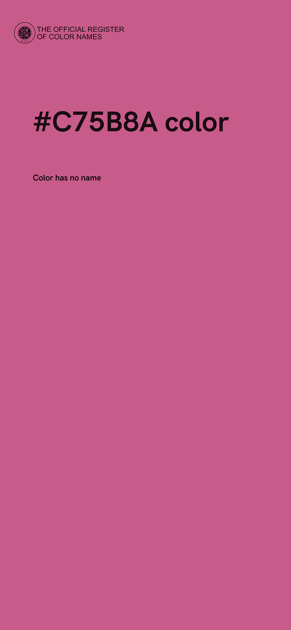 #C75B8A color image