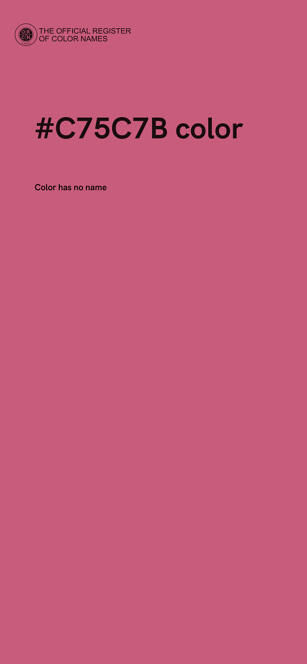 #C75C7B color image
