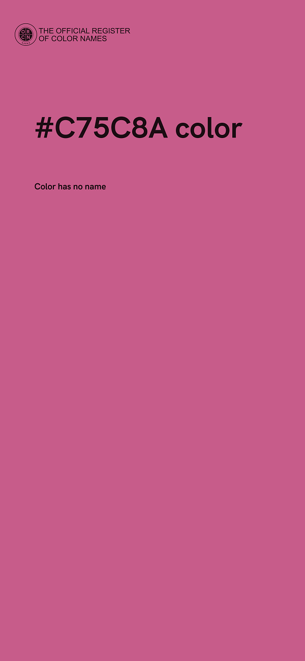 #C75C8A color image