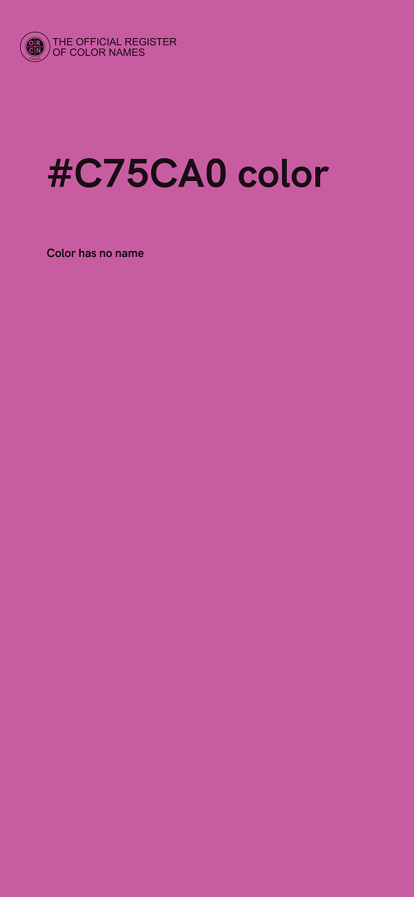 #C75CA0 color image