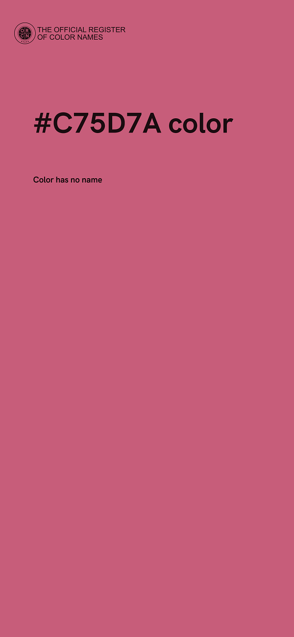 #C75D7A color image