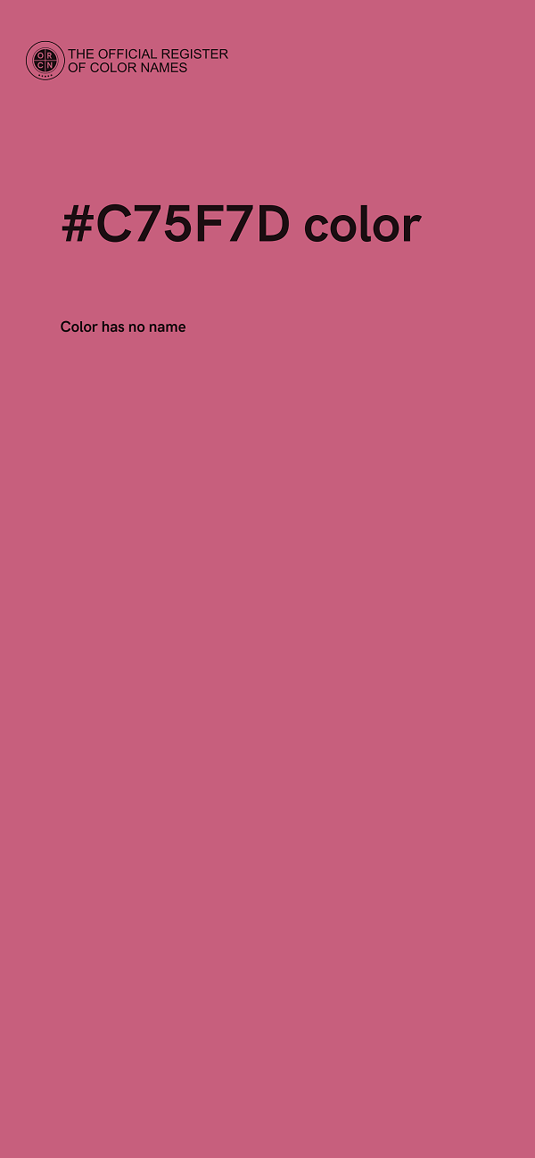 #C75F7D color image