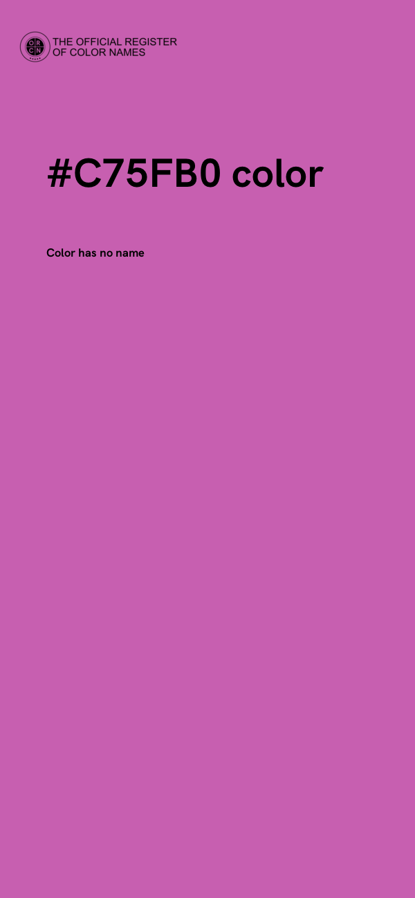 #C75FB0 color image