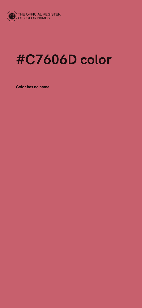 #C7606D color image