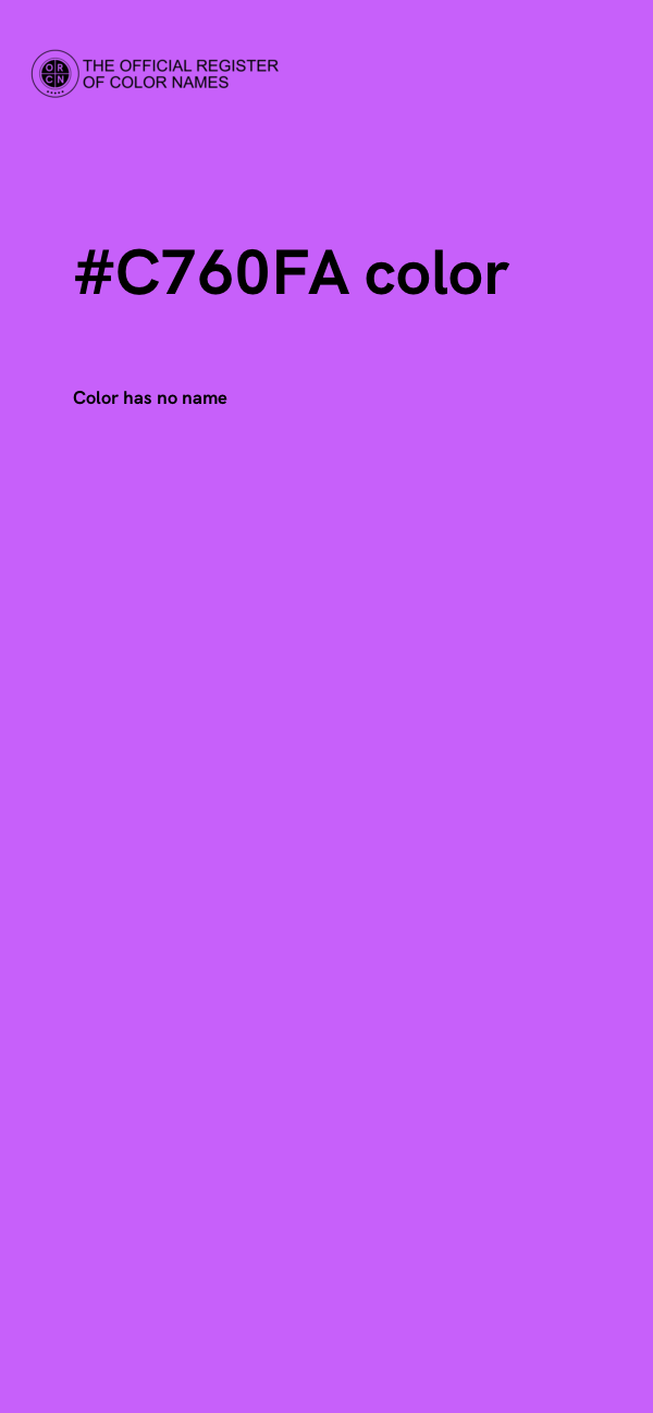 #C760FA color image