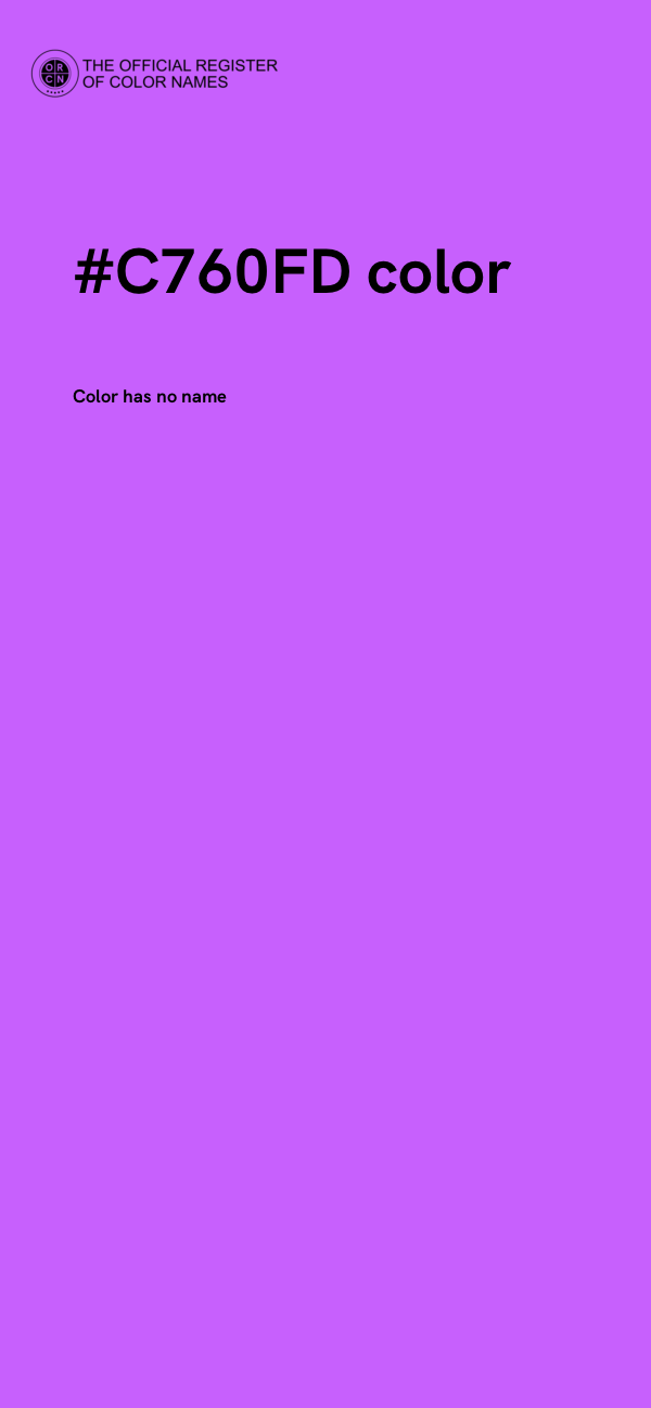 #C760FD color image