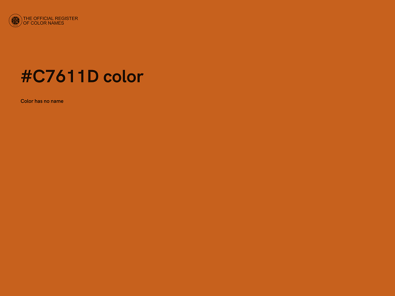 #C7611D color image