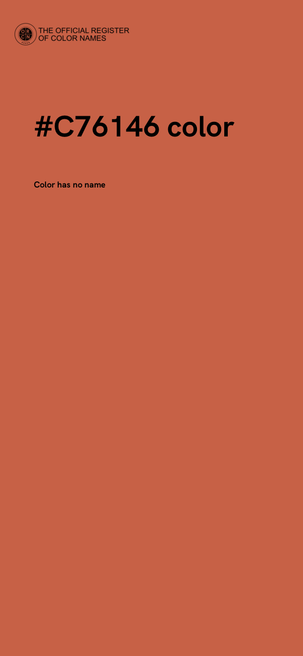 #C76146 color image