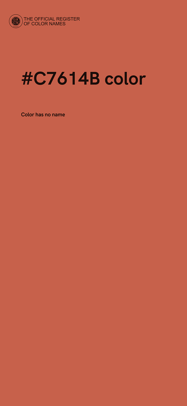#C7614B color image