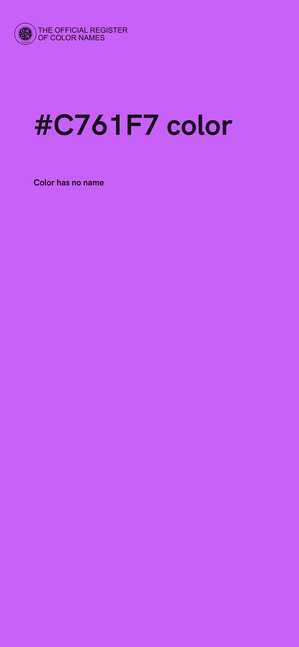 #C761F7 color image
